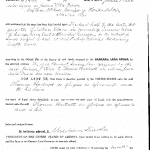 Land Grant to Thomas Hartnett 1862