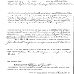 Land Grant to John Hartnett 1871